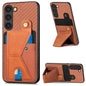 Carbon Fiber Wallet Flip Card Holder Phone Case, For Samsung Galaxy S23 5G, For Samsung Galaxy S23+ 5G, For Samsung Galaxy S23 Ultra 5G