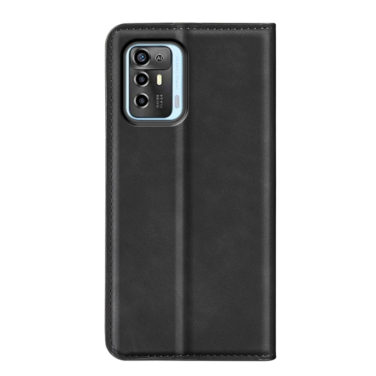 For ZTE Blade A72 5G Retro-skin  Magnetic Suction Leather Phone Case