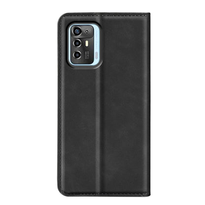 For ZTE Blade A72 5G Retro-skin  Magnetic Suction Leather Phone Case