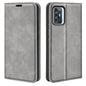 For ZTE Blade A72 5G Retro-skin  Magnetic Suction Leather Phone Case