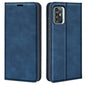 For ZTE Blade A72 5G Retro-skin  Magnetic Suction Leather Phone Case