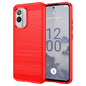 For Nokia X30 5G Brushed Texture Carbon Fiber TPU Phone Case, For Nokia X30 5G