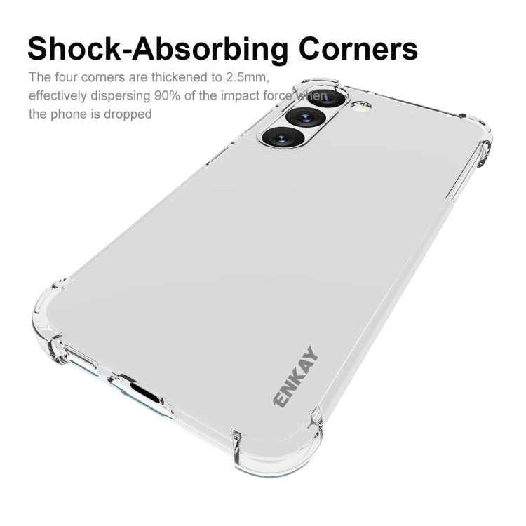 ENKAY Hat-Prince Clear TPU Shockproof Phone Case, For Samsung Galaxy S23 5G, For Samsung Galaxy S23+ 5G, For Samsung Galaxy S23 Ultra 5G
