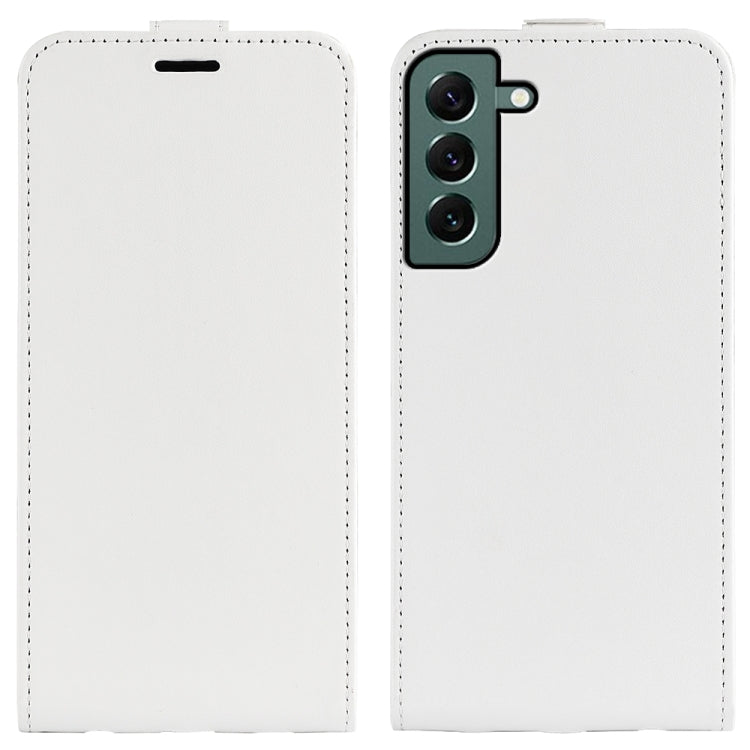 For Samsung Galaxy S23+ 5G R64 Texture Vertical Flip Leather Phone Case, For Samsung Galaxy S23+ 5G