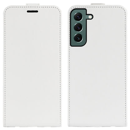 For Samsung Galaxy S23+ 5G R64 Texture Vertical Flip Leather Phone Case, For Samsung Galaxy S23+ 5G