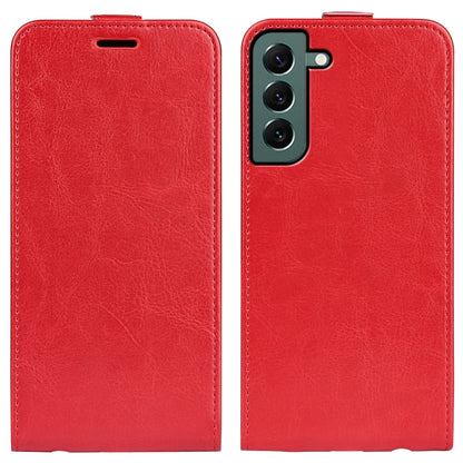 For Samsung Galaxy S23+ 5G R64 Texture Vertical Flip Leather Phone Case, For Samsung Galaxy S23+ 5G
