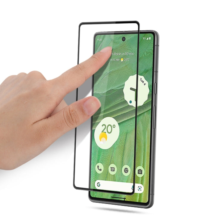 For Google Pixel 7 5G mocolo 2.5D Full Glue Full Cover Tempered Glass Film, For Google Pixel 7 5G