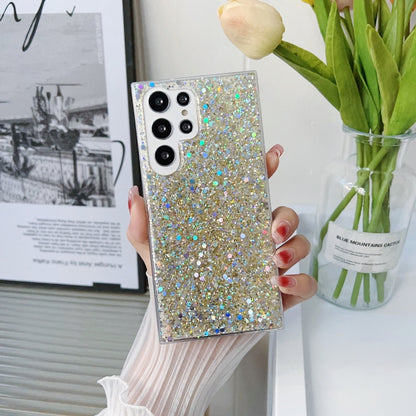 Glitter Glitter Drop Glue TPU Phone Case, For Samsung Galaxy S23 5G, For Samsung Galaxy S23+ 5G, For Samsung Galaxy S23 Ultra 5G