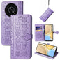 Cute Cat and Dog Embossed Leather Phone Case, For Huawei Nova Y90, For Motorola Edge 30 Neo, For Nokia C21