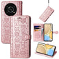 Cute Cat and Dog Embossed Leather Phone Case, For Huawei Nova Y90, For Motorola Edge 30 Neo, For Nokia C21