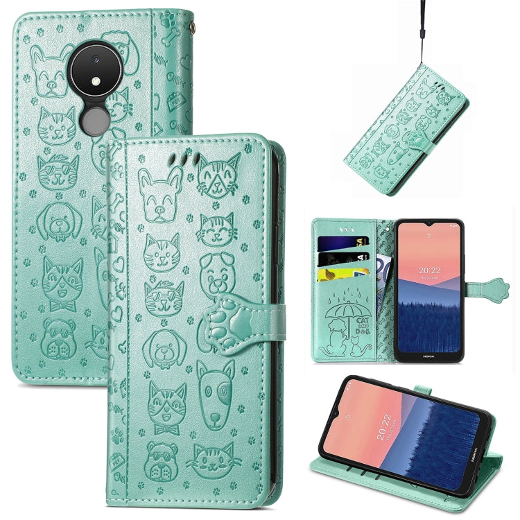 Cute Cat and Dog Embossed Leather Phone Case, Series 1