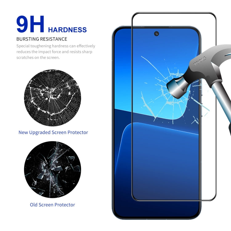 For Xiaomi 13 ENKAY Full Glue 0.26mm 9H 2.5D Tempered Glass Full Film