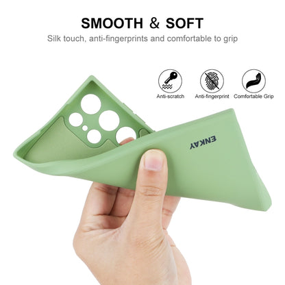 For Samsung Galaxy S23 Ultra 5G ENKAY Hat-Prince Liquid Silicone Soft Shockproof Phone Case, For Samsung Galaxy S23 Ultra 5G