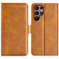 For Samsung Galaxy S23 Ultra 5G Dual-side Magnetic Buckle Leather Phone Case