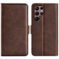 For Samsung Galaxy S23 Ultra 5G Dual-side Magnetic Buckle Leather Phone Case