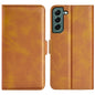 For Samsung Galaxy S23+ 5G Dual-side Magnetic Buckle Leather Phone Case