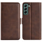 For Samsung Galaxy S23+ 5G Dual-side Magnetic Buckle Leather Phone Case