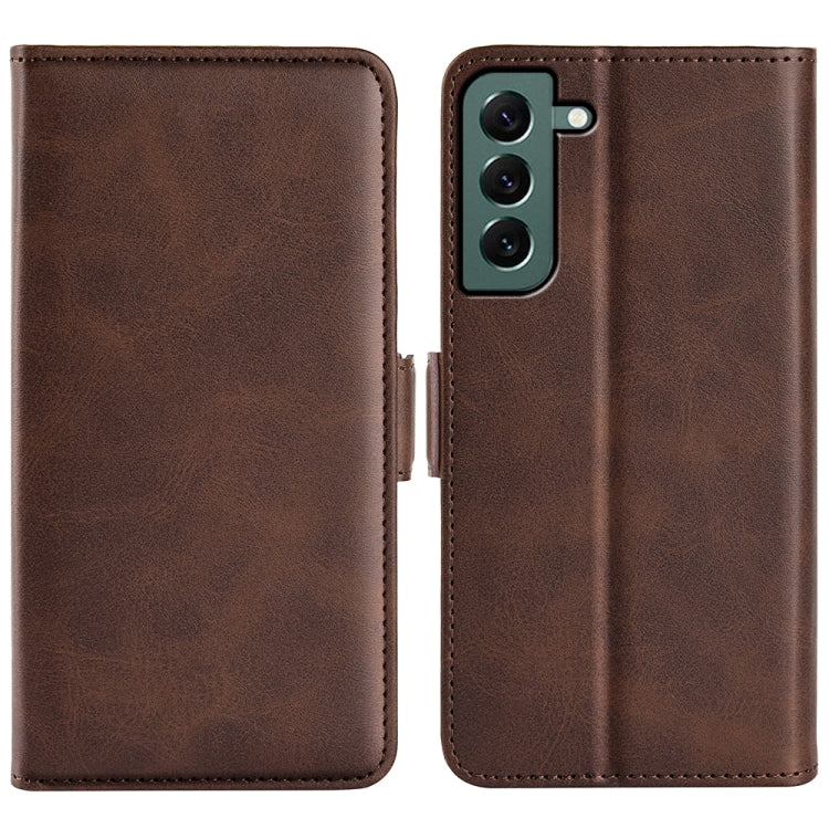 For Samsung Galaxy S23+ 5G Dual-side Magnetic Buckle Leather Phone Case, For Samsung Galaxy S23+ 5G