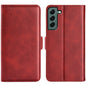 For Samsung Galaxy S23+ 5G Dual-side Magnetic Buckle Leather Phone Case