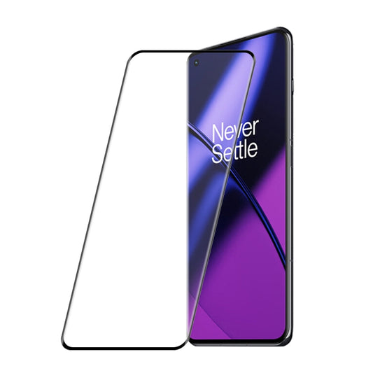 For OnePlus 11 ENKAY Hat-Prince 3D Hot Bending Explosion-proof Full Glue Tempered Glass Film, For OnePlus 11(1pc), For OnePlus 11(2pcs), For OnePlus 11(5pcs)