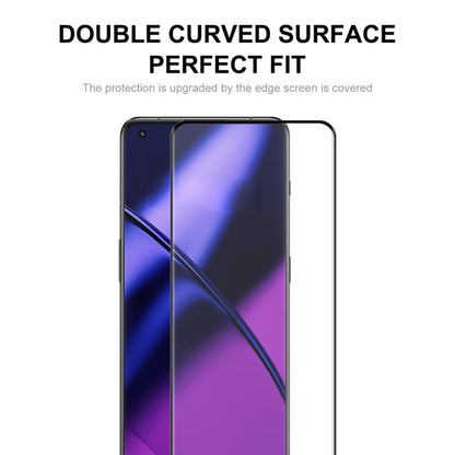 For OnePlus 11 ENKAY Hat-Prince 3D Hot Bending Explosion-proof Full Glue Tempered Glass Film