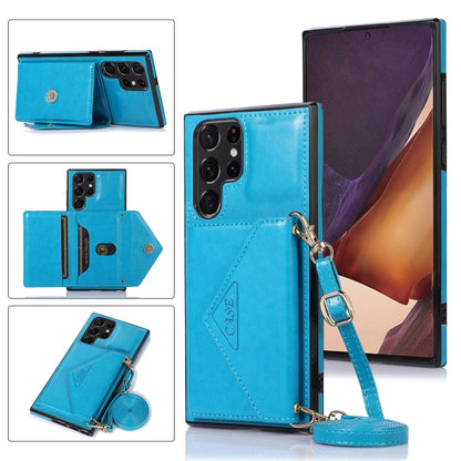 Cross-body Wallet Card Bag Leather Phone Case, For Samsung Galaxy S23 5G, For Samsung Galaxy S23+ 5G, For Samsung Galaxy S23 Ultra 5G, For Samsung Galaxy A13 5G