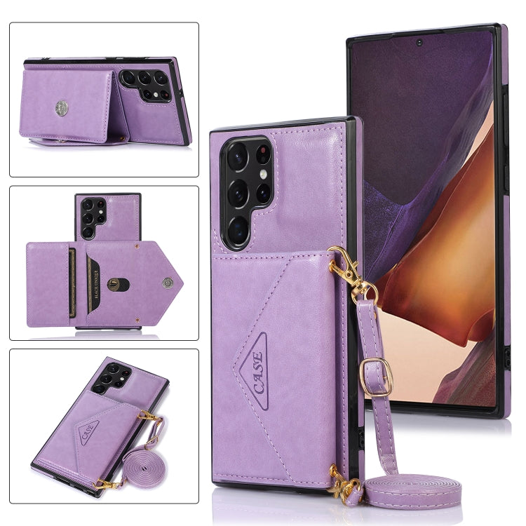 Cross-body Wallet Card Bag Leather Phone Case, For Samsung Galaxy S23 5G, For Samsung Galaxy S23+ 5G, For Samsung Galaxy S23 Ultra 5G, For Samsung Galaxy A13 5G