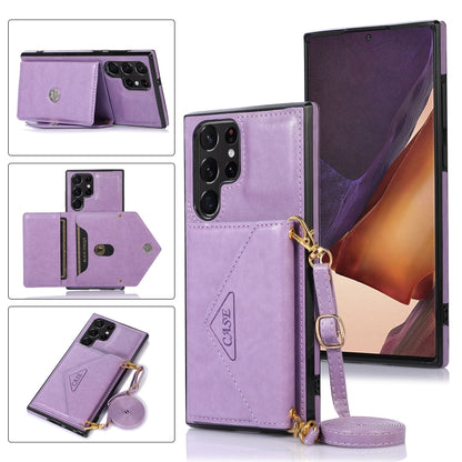 Cross-body Wallet Card Bag Leather Phone Case, For Samsung Galaxy S23 5G, For Samsung Galaxy S23+ 5G, For Samsung Galaxy S23 Ultra 5G, For Samsung Galaxy A13 5G