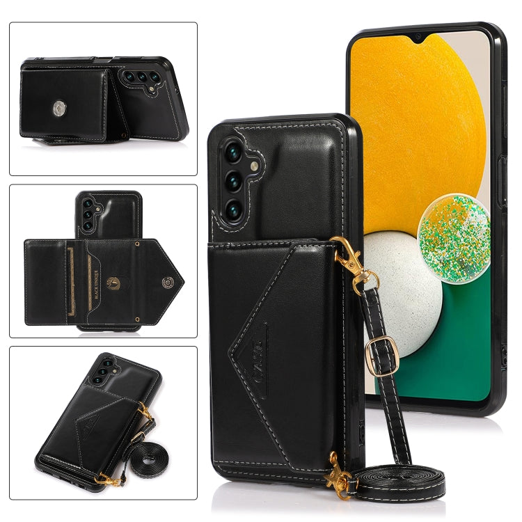 Cross-body Wallet Card Bag Leather Phone Case, For Samsung Galaxy S23 5G, For Samsung Galaxy S23+ 5G, For Samsung Galaxy S23 Ultra 5G, For Samsung Galaxy A13 5G