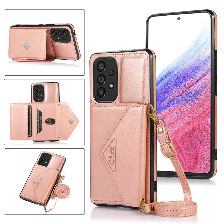 Cross-body Wallet Card Bag Leather Phone Case, For Samsung Galaxy A53 5G, For Samsung Galaxy A33 5G