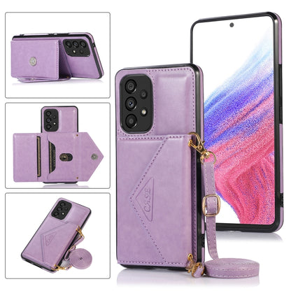 Cross-body Wallet Card Bag Leather Phone Case, For Samsung Galaxy A53 5G, For Samsung Galaxy A33 5G
