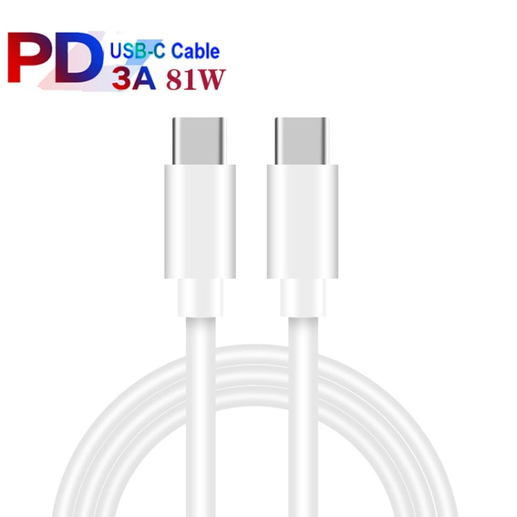 PD04 Type-C + USB Mobile Phone Charger with Type-C to Type-C Cable, UK Plug, UK Plug + Type-C to Type-C Cable