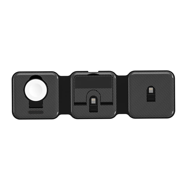 A75 Folding 3 in 1 Wireless Charger Suitable for Apple Watch Mobile Phone Headset, A75