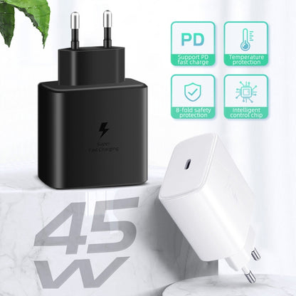 M135 45W USB-C / Type-C Port Fast Charger with 5A Type-C to Type-C Cable, US Plug