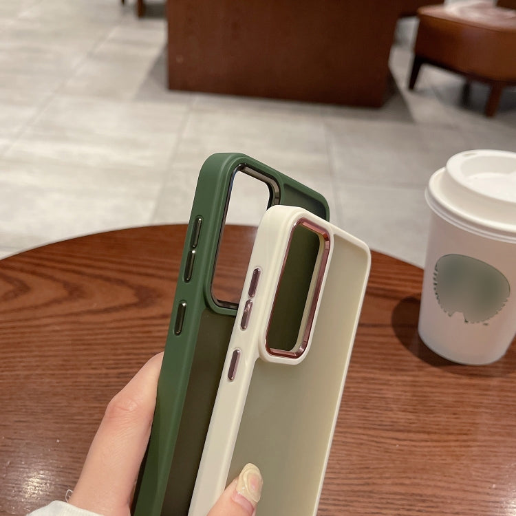 Shield Skin Feel PC Metal Lens Frame Phone Case, For Samsung Galaxy S23 5G, For Samsung Galaxy S23+ 5G