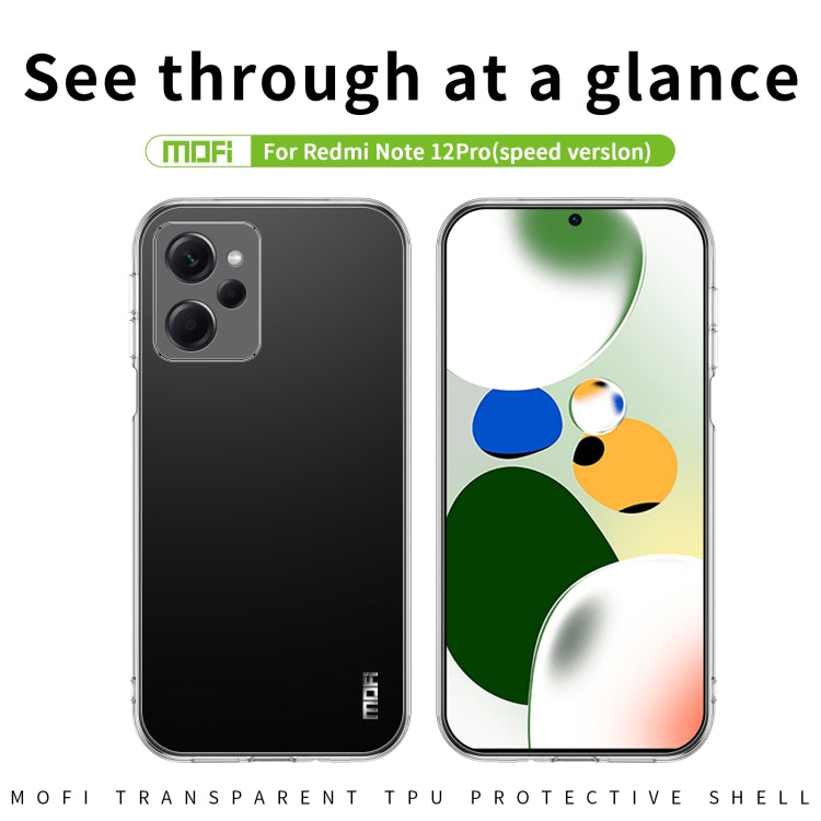 MOFI Ming Series Ultra-thin TPU Phone Case, For Xiaomi Redmi Note 12 Pro Speed, For Google Pixel 7A, For ZTE Nubia Red Magic 8 / 8 Pro