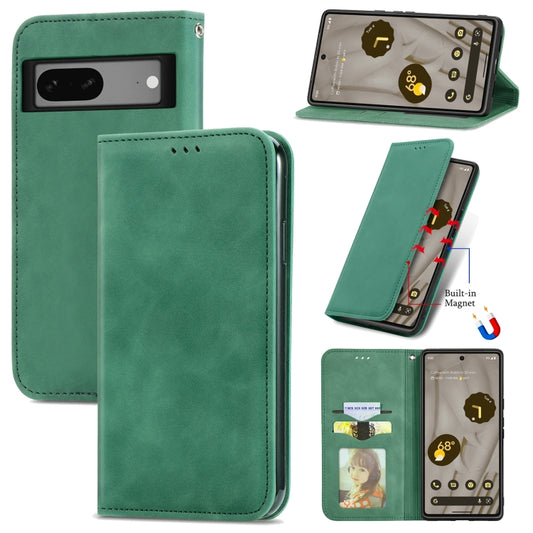 Retro Skin Feel Magnetic Flip Leather Phone Case