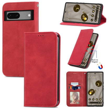 Retro Skin Feel Magnetic Flip Leather Phone Case