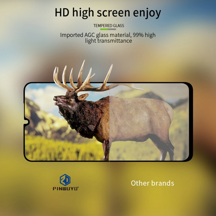 PINWUYO 9H 2.5D Full Screen Tempered Glass Film