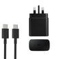 M135 45W USB-C / Type-C Port Fast Charger with 5A Type-C to Type-C Cable, UK Plug, UK Plug + Type-C Cable