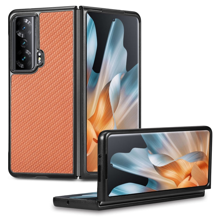 Carbon Fiber Texture Leather Back Cover Phone Case