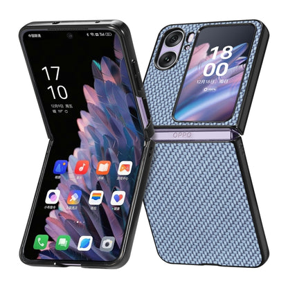Carbon Fiber Texture Leather Back Cover Phone Case