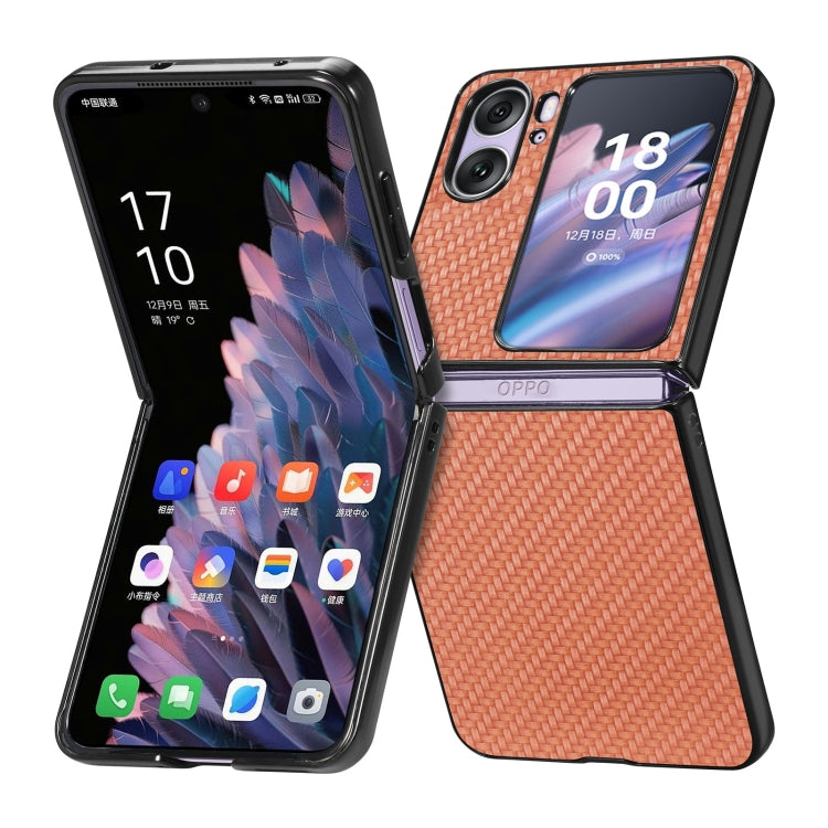 Carbon Fiber Texture Leather Back Cover Phone Case