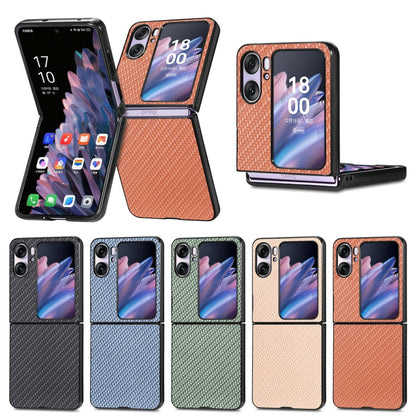 Carbon Fiber Texture Leather Back Cover Phone Case