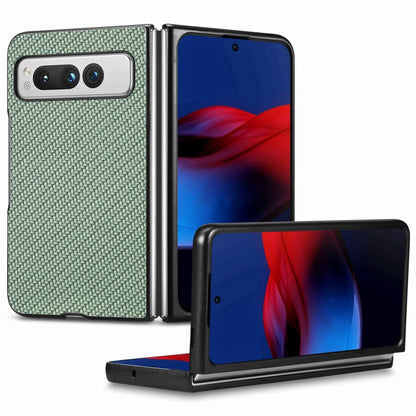 Carbon Fiber Texture Leather Back Cover Phone Case