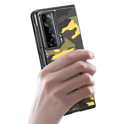 Camouflage Leather Back Cover Phone Case