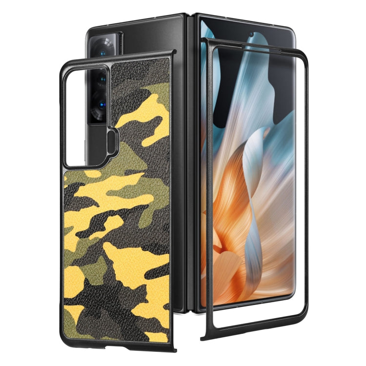 Camouflage Leather Back Cover Phone Case
