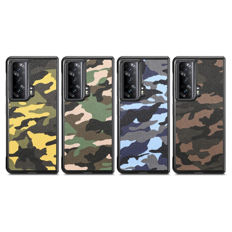 Camouflage Leather Back Cover Phone Case