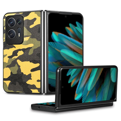 Camouflage Leather Back Cover Phone Case