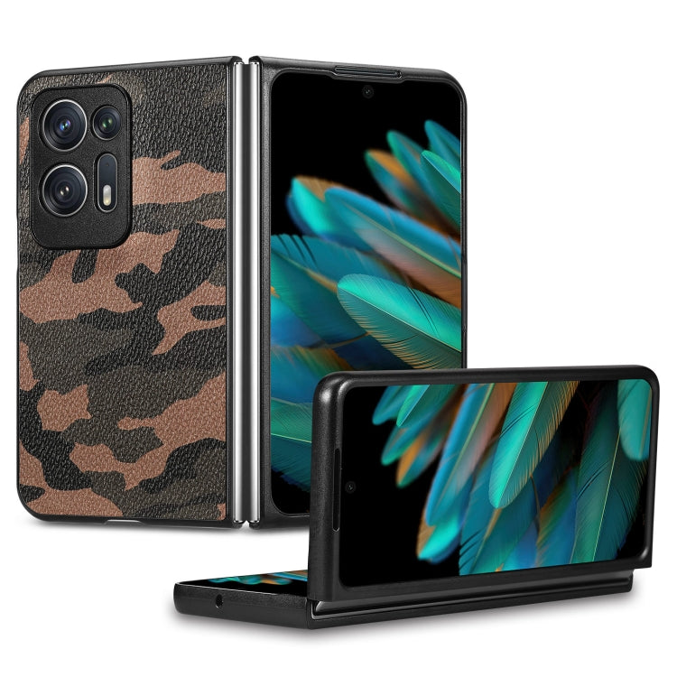 Camouflage Leather Back Cover Phone Case